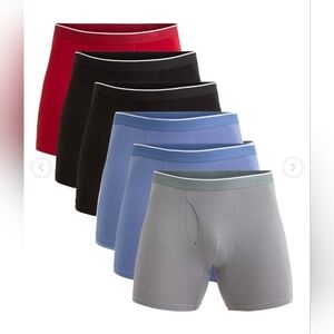 George Men's Knit Boxer Briefs - Vibrant 2 Pack Bundle-12 Pair! Size Large NEW